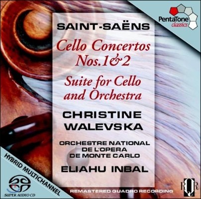 Christine Walevska / Eliahu Inbal 생상스 : 첼로 협주곡 (Saint-Saens: Cello Concertos Nos. 1 - 2, Suite for Cello and Orchestra) 엘리아후 인발