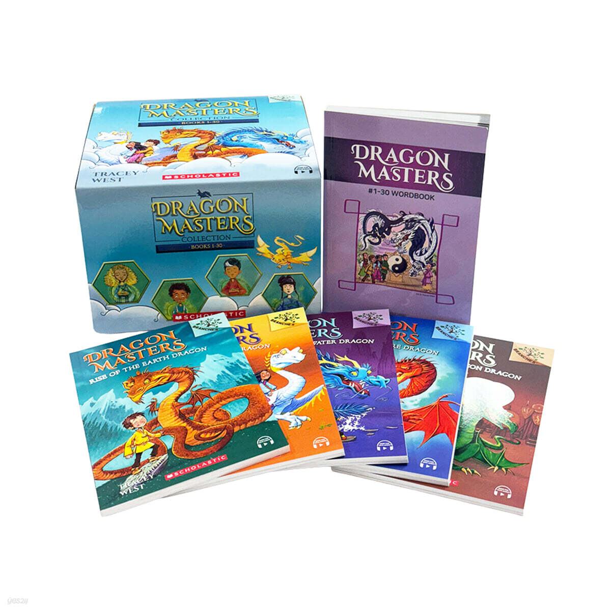 The Dragon Masters Collection Box Set(#1~30) (with StoryPlus)+Wordbook Set