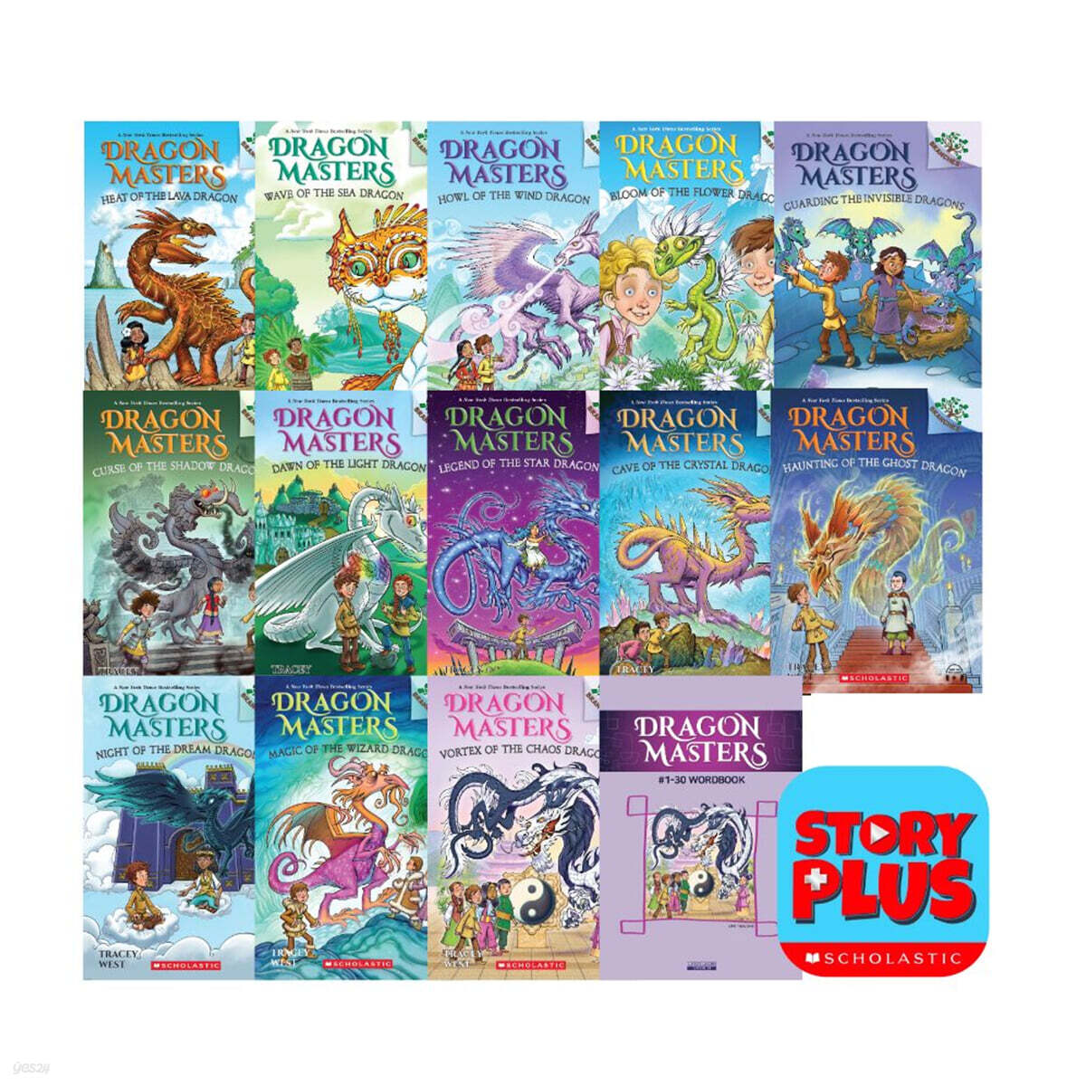 Dragon Masters #18-30 (with Storyplus)+Wordbook Set