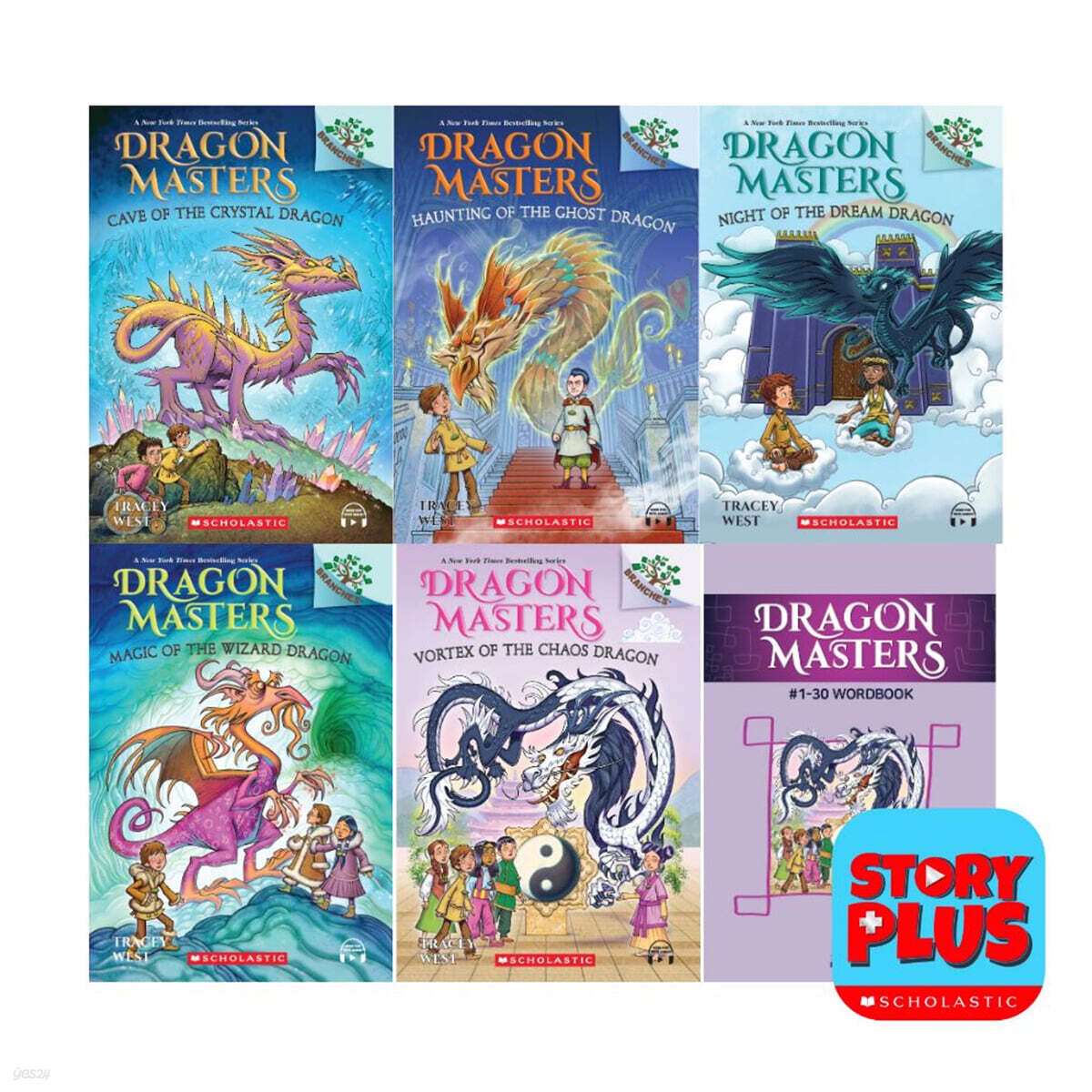 Dragon Masters #26-30 (with Storyplus)+Wordbook Set