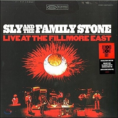 Sly & The Family Stone — Live At Fillmore East 1968 앨범 커버
