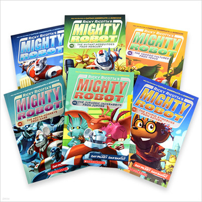 [영어원서] Ricky Ricotta's Mighty Robot #1-6권 세트 (Paperback)