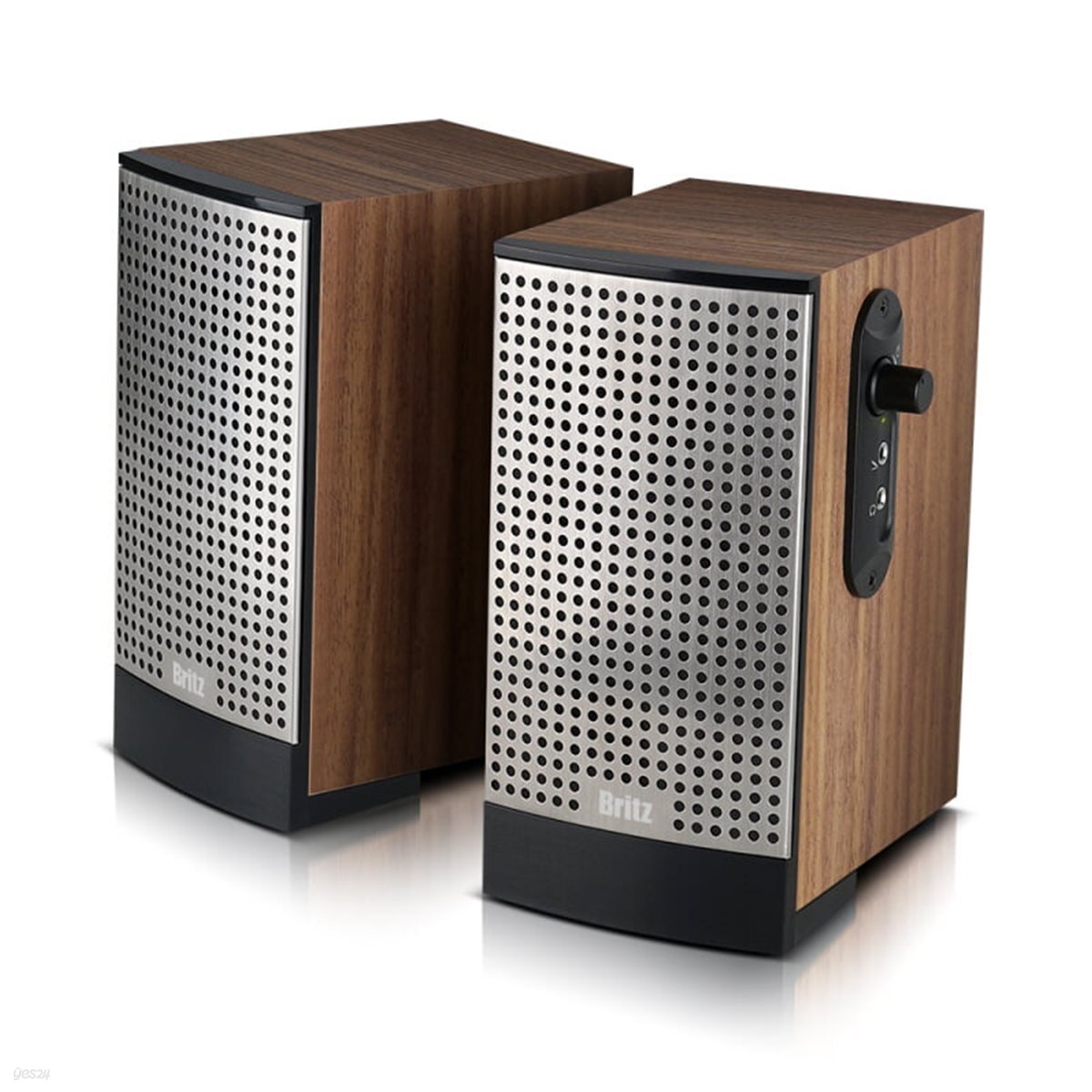 브리츠 우든 USB 2채널 데스크탑 PC 스피커 Z3400