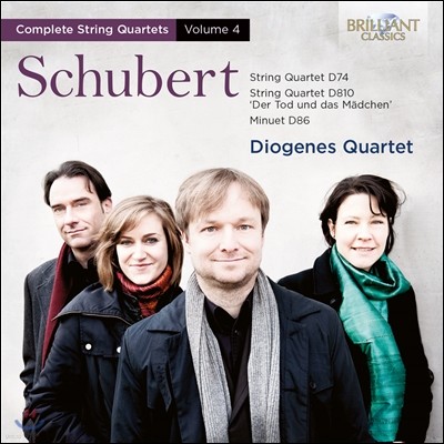 Diogenes Quartet Ʈ:   4 - ̴, 6, 14 ` ҳ` (Schubert: String Quartets Vol. 4)