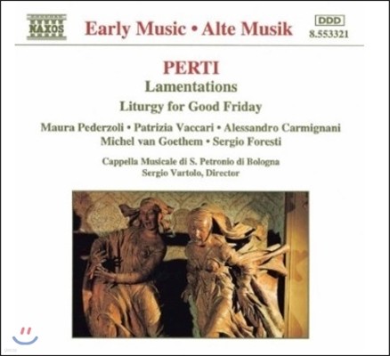 Sergio Vartolo 丣Ƽ: ְ,  ݿ Ƿ (Early Music - Perti: Lamentations, Liturgy for Good Friday)
