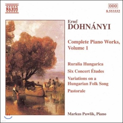 Markus Pawlik 도흐나니: 피아노 작품 1집 - 협주적 연습곡 (Dohnanyi: Ruralia Hungarica, Six Concert Etudes, Pastorale)