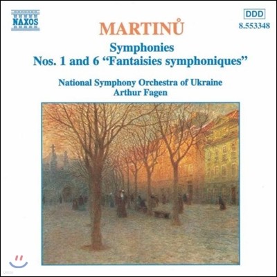 Arthur Fagen Ƽ:  1, 6 ' ȯ' (Martinu: Symphonies No.1, No.6 'Fantaisies Symphoniques')