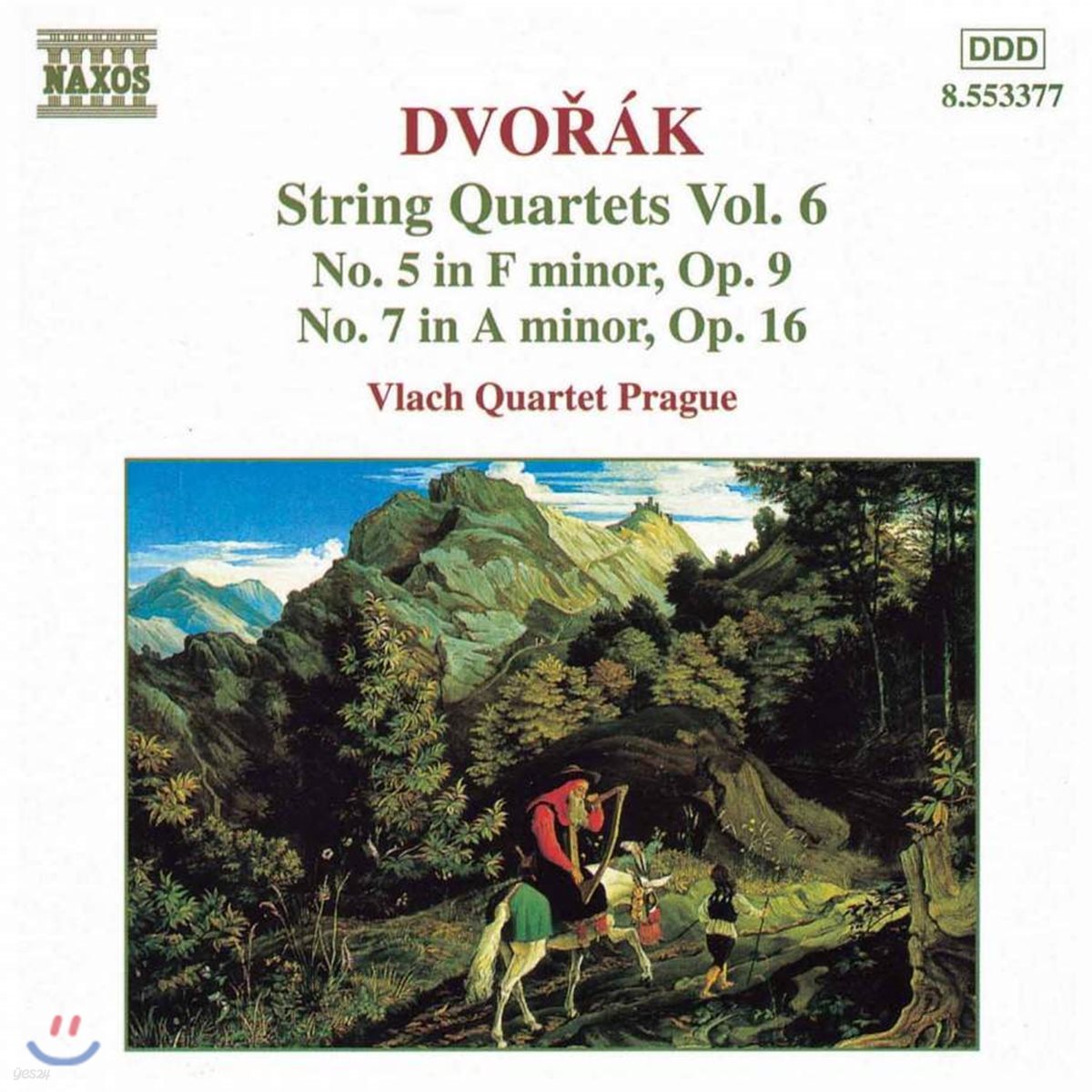Vlach Quartet Prague 드보르작: 현악 사중주 5번, 7번 (Dvorak: String Quartets Op.9, Op.16)