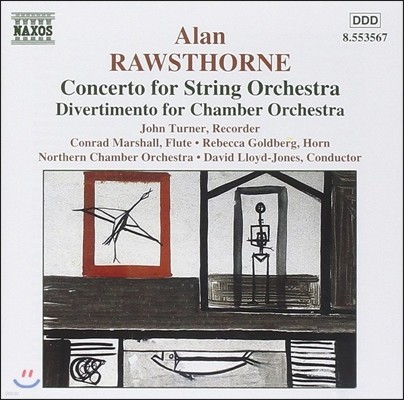 David Lloyd-Jones 로손: 현악 오케스트라 협주곡, 디베르티멘토 (Rawsthorne: Concerto for String Orchestra, Divertimento)