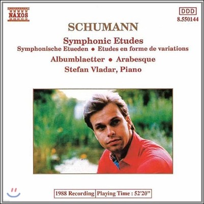 Stefan Vladar 슈만: 교향적 연습곡, 아라베스크 (Schumann: Symphonic Etudes, Albumblaetter, Arabesque) 슈테판 블라더