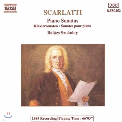 Balazs Szokolay 스카를라티: 피아노 소나타 (Scarlatti: Piano Sonatas)