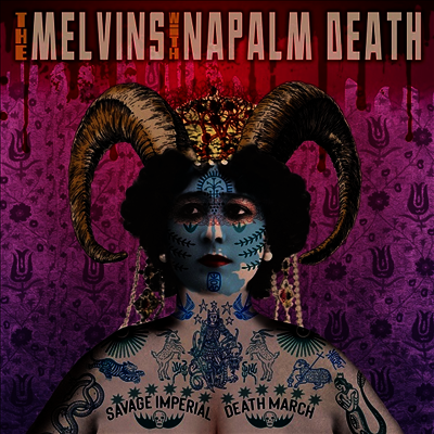 Melvins With Napalm Death — Savage Imperial Death March 앨범 커버
