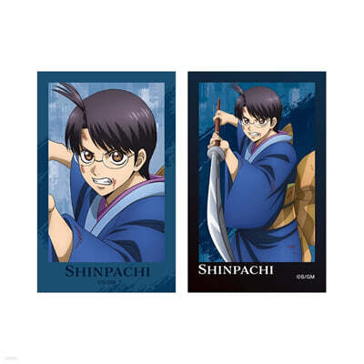 (예약도서) 新劇場版 銀魂 -吉原大炎上- 描き下ろし 志村新八 戰いへVer. インスタントカメラ風イラストカ-ド2枚セット