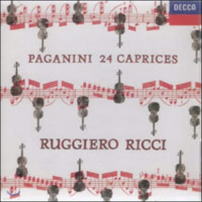 [중고] Ruggiero Ricci / Paganini : 24 Caprices (dd1527)