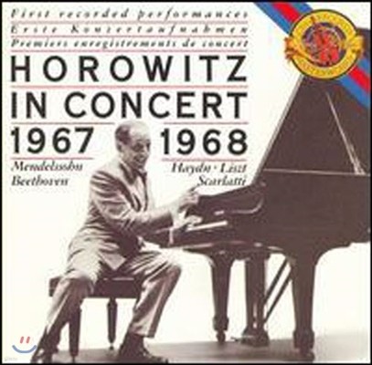 [중고] Vladimir Horowitz / Horowitz In Concert 1967, 1968 (cck7006)