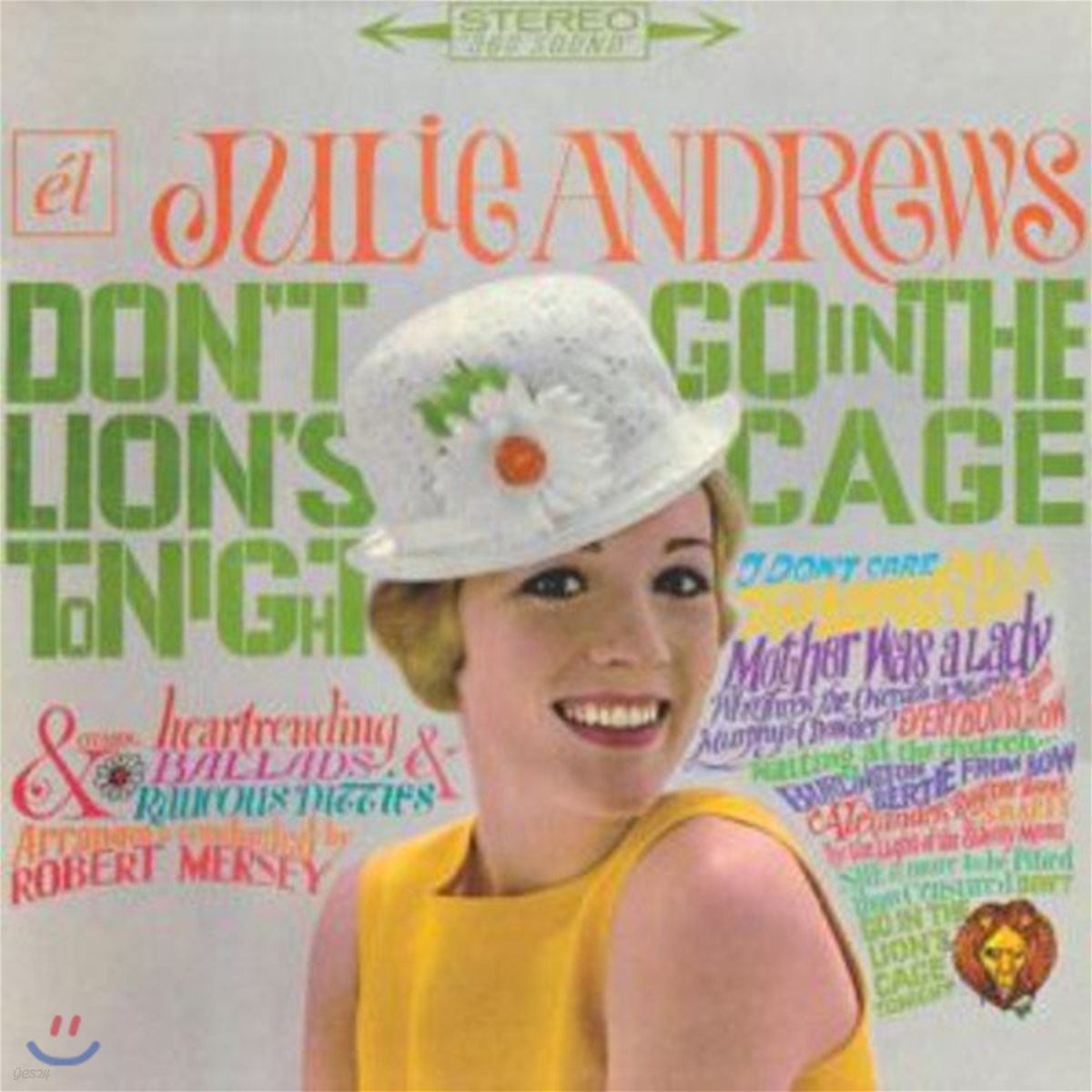 Julie Andrews 줄리 앤드류스 뮤지컬 녹음집 (Don&#39;t Go In The Lion&#39;s Cage Tonight + Broadway&#39;s Fair)