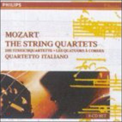 [߰] Quartetto Italiano / Mozart : The String Quartets (8CD//4622622)