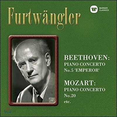 Wilhelm Furtwangler 베토벤: 피아노 협주곡 5번 `황제` / 모차르트: 피아노 협주곡 20번 (Beethoven: Piano Concerto No.5 `Emperor`)