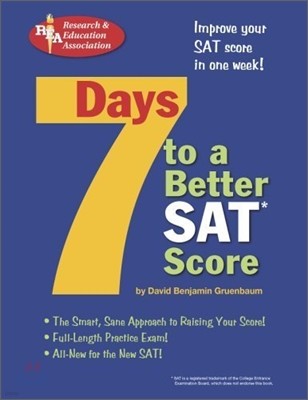 7 Days to a Better SAT(R) Score: 2nd Edition