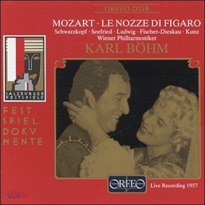 Karl Bohm 모차르트: 피가로의 결혼 (Mozart: Le Nozze Di Figaro)
