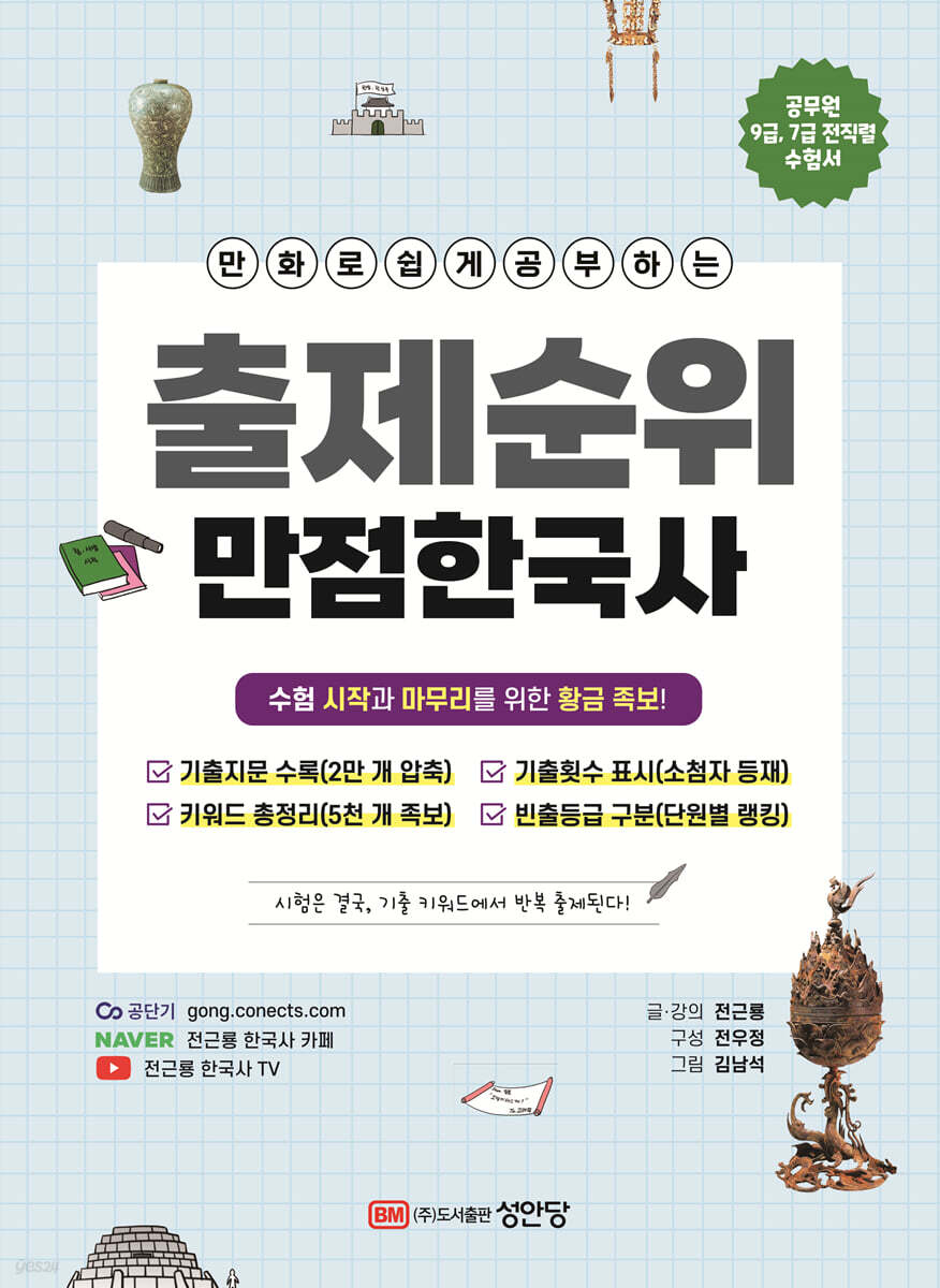 [대여] 출제순위 만점 한국사