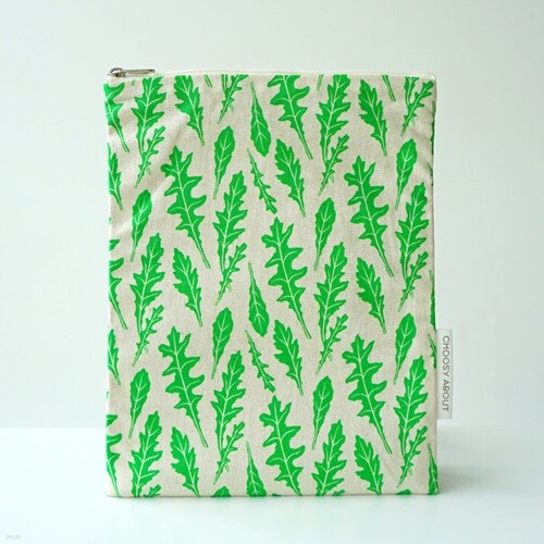 [츄지어바웃] 패턴파우치 사각파우치 루꼴라