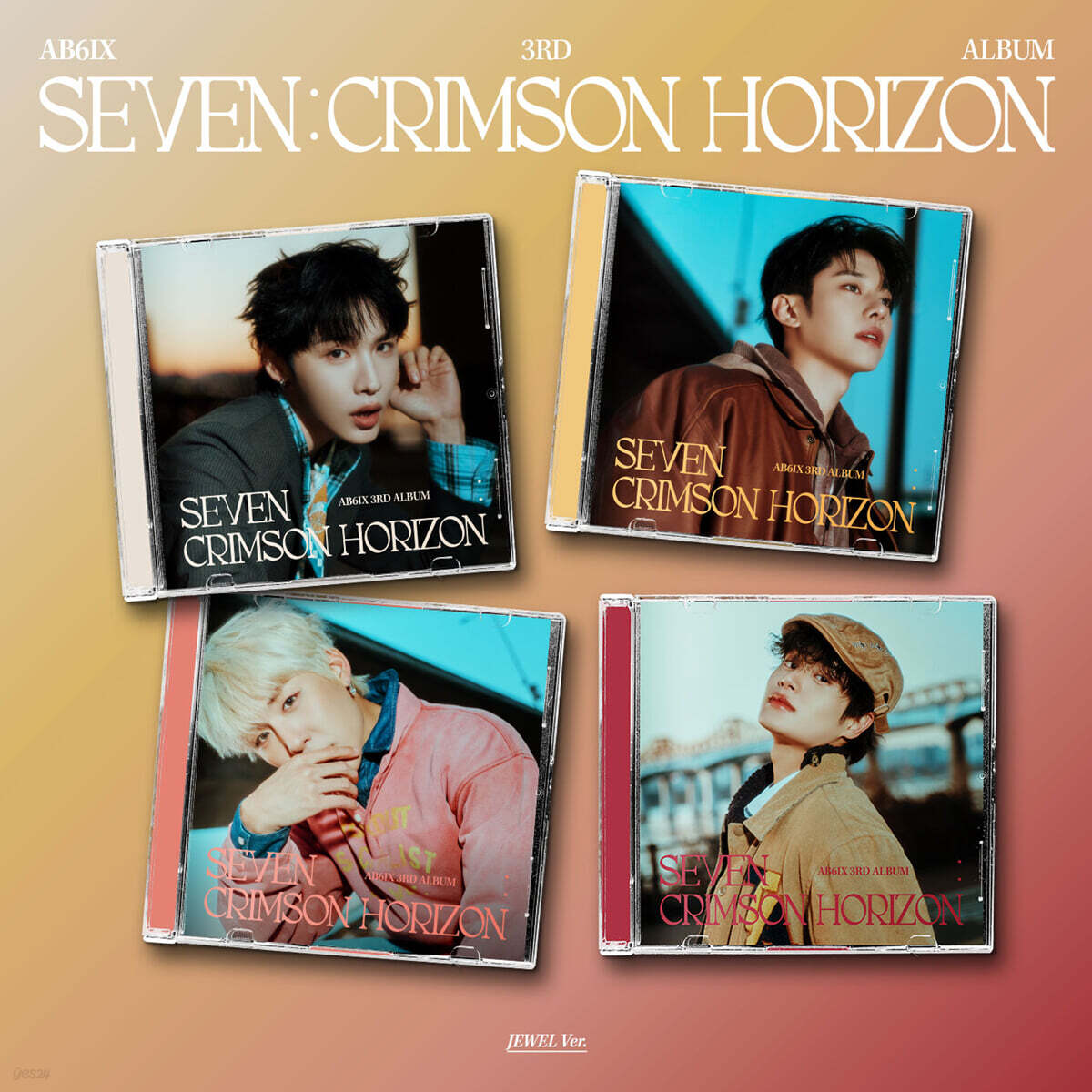 에이비식스 (AB6IX) - 3RD ALBUM [SEVEN : CRIMSON HORIZON][JEWEL VER.][4종 중 1종 랜덤발송]