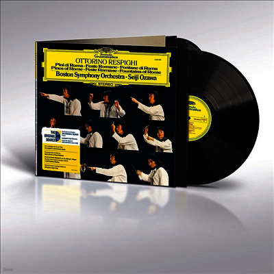 Seiji Ozawa — 레스피기: 로마 삼부작 (Respighi: Roman Trilogy) - Seiji Ozawa 앨범 커버