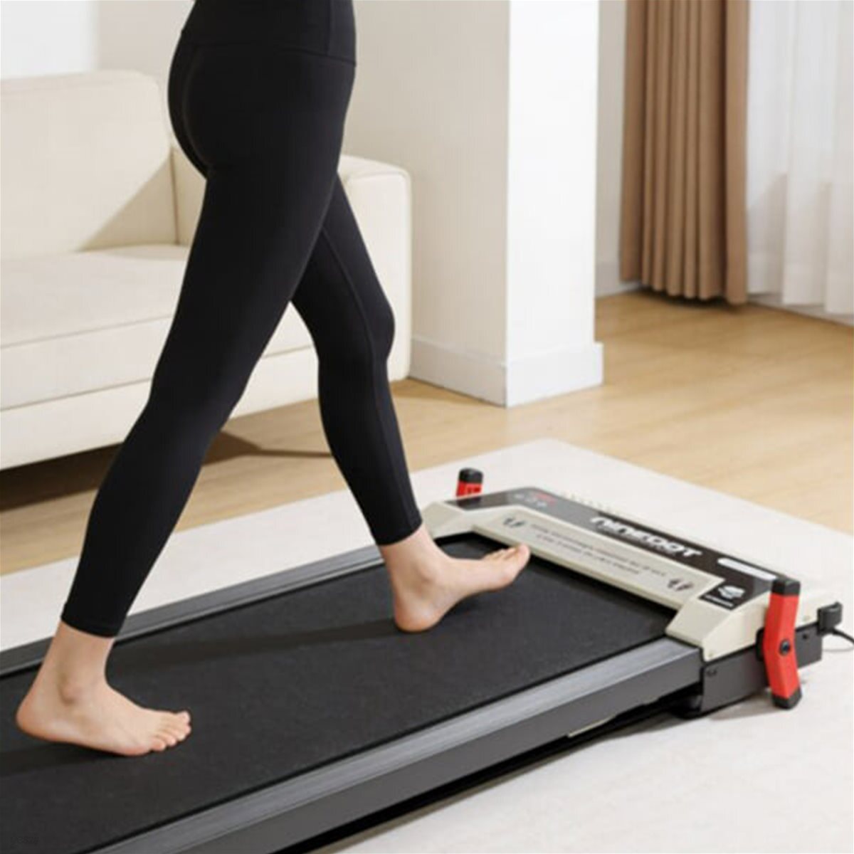 [나인닷] 지압머신 워킹패드 러닝머신 2in1 맨발걷기 발지압 발마사지 기구