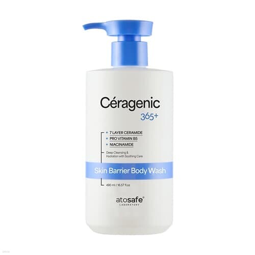 세라제닉 365+ 수분장벽 세라마이드 바디워시 490ml
