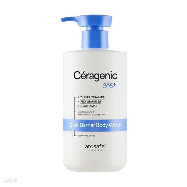 세라제닉 365+ 수분장벽 세라마이드 바디워시 490ml