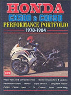 Motorbooks Intl Honda Cx500 & Cx650 Performance Portfolio, 1978-1984