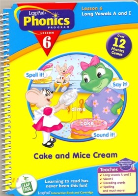 [LeapPad Book] Phonics 6 : Cake and Mice Cream