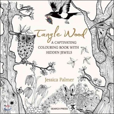 Tangle Wood: A Captivating Colouring Book with Hidden Jewels