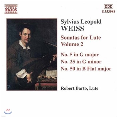 Robert Barto 바이스: 류트 소나타 2집 - 5 25 50번 (Silvius Weiss: Sonatas for Lute Vol.2)