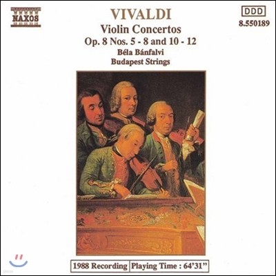 Bela Banfalvi ߵ: ̿ø ְ (Vivaldi: Violin Concertos Op.8 Nos.5-8 & 10-12)