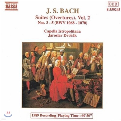 Jaroslav Krecek 바흐: 모음곡 (Bach: Suites [Overtures] Vol.2 Nos.3-5 BWV1068-1070)