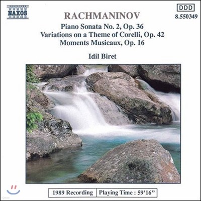 Idil Biret 帶ϳ: ǾƳ ҳŸ 2, ڷ ְ,   (Rachmaninov: Piano Sonata, Corelli Variations, Moments Musicaux)