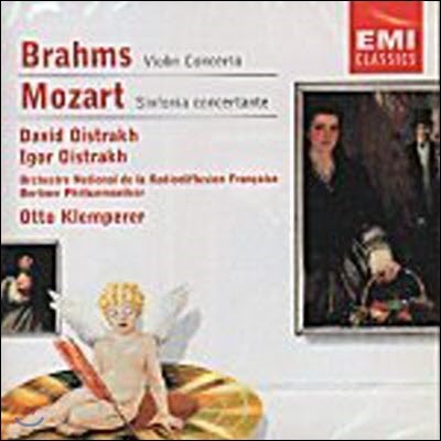 [߰] David Oistrakh, Igor Oistrakh, Otto Klemperer / Brahms: Violin Concerto Op.77, Mozart: Sinfonia Concertante K.364 (/724357472425)