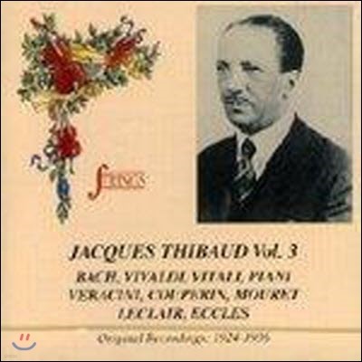 Jaques Thibaud / Jaques Thibaud Vol.3 (/̰/qt99390)