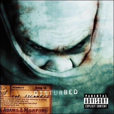Disturbed — The Sickness 앨범 커버