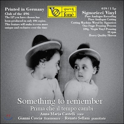 Anna Maria Castelli — Something To Remember: Prima Che Il Tempo Cambi 앨범 커버