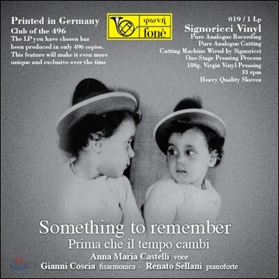 Anna Maria Castelli - Something To Remember: Prima Che Il Tempo Cambi [LP]