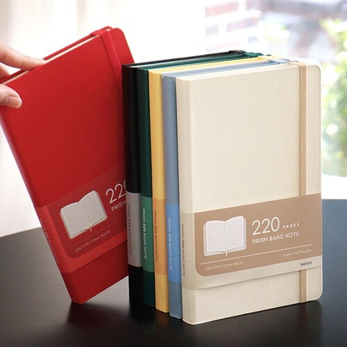 프리즘 220 라인 밴드 노트 (A5 유선 양장)