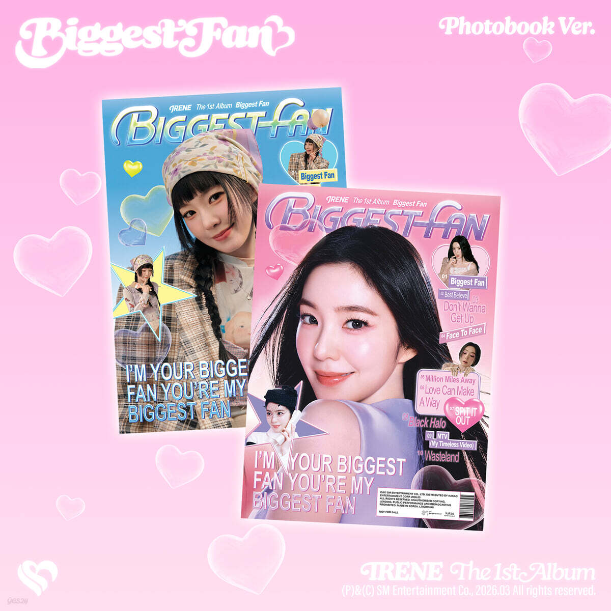 아이린 (IRENE) - 1집 : Biggest Fan [Photobook Ver.][2종 중 1종 랜덤발송]