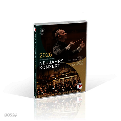 빈 필하모닉 신년 음악회 2026 (New Year's Concert 2026 - Wiener Philharmoniker) (DVD) (2026) - Yannick Nezet-Seguin