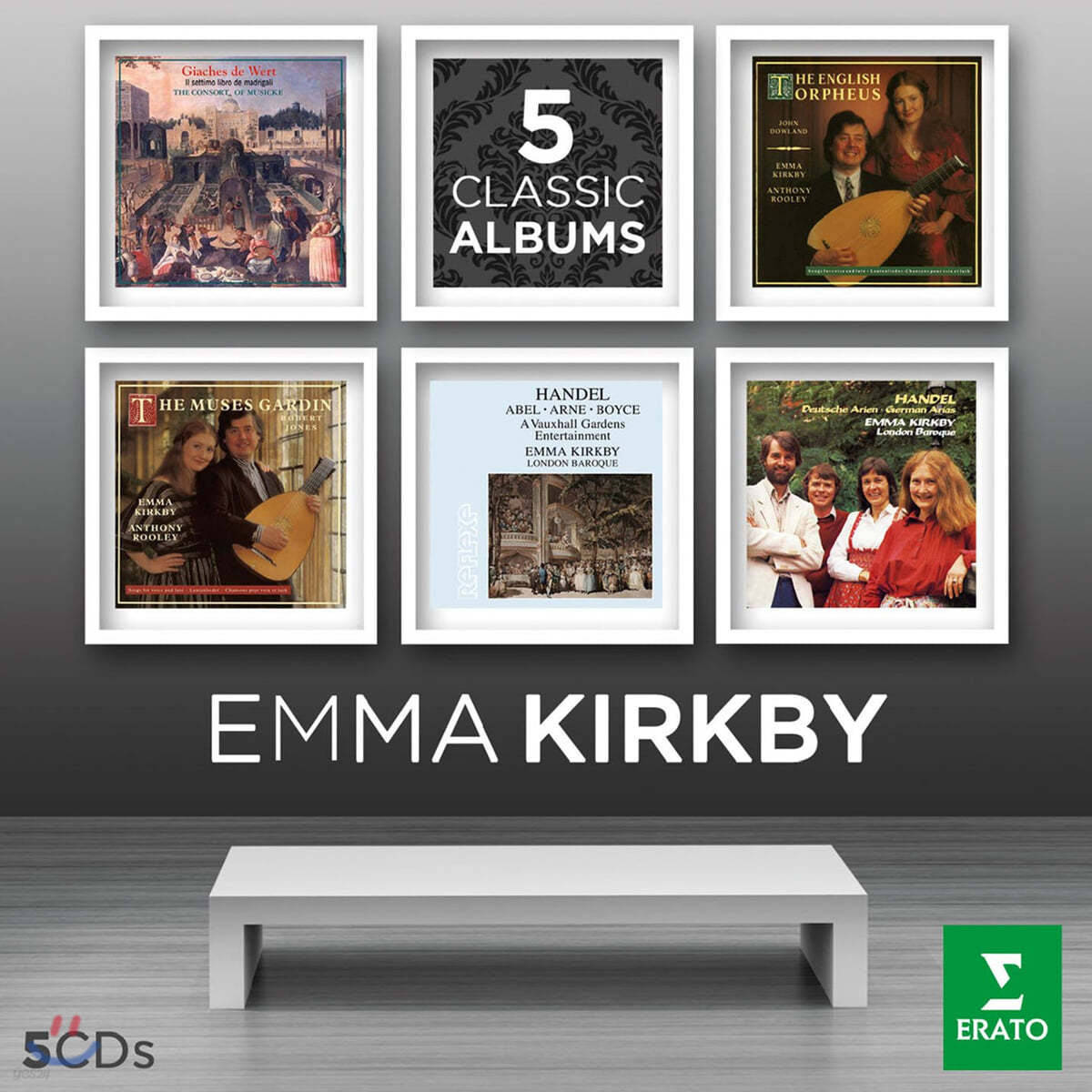Emma Kirkby 엠마 커크비 Virgin 레이블 녹음 모음집 (5 Classic Albums) [5CD 한정반]