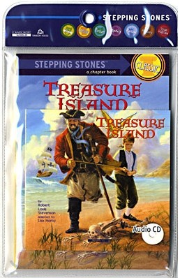 Stepping Stones (Classic) : Treasure Island (Book+CD)
