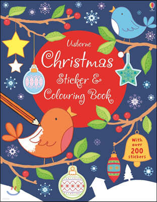 Christmas Sticker and Colouring Book