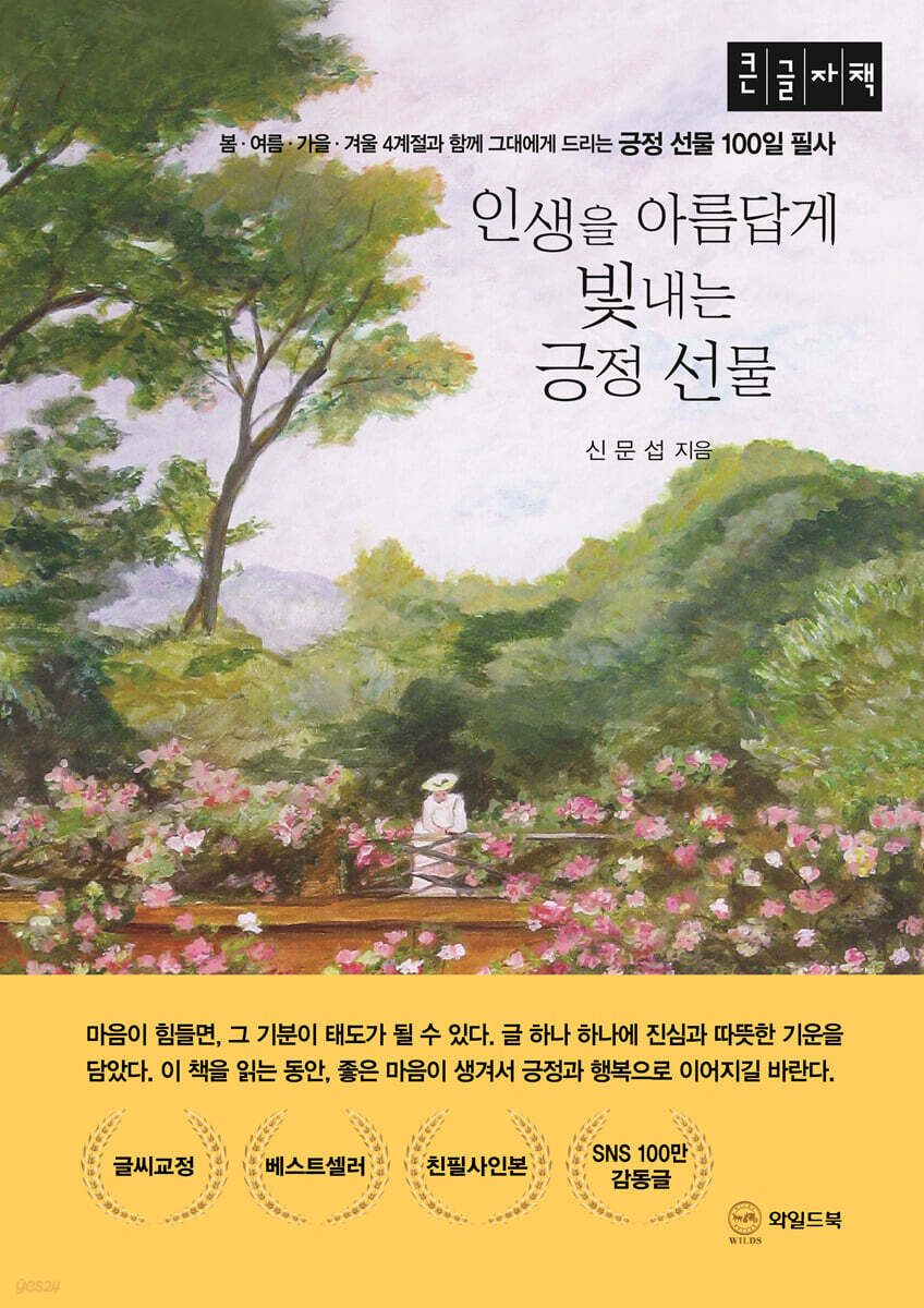 인생을 아름답게 빛내는 긍정 선물 (큰글자책)